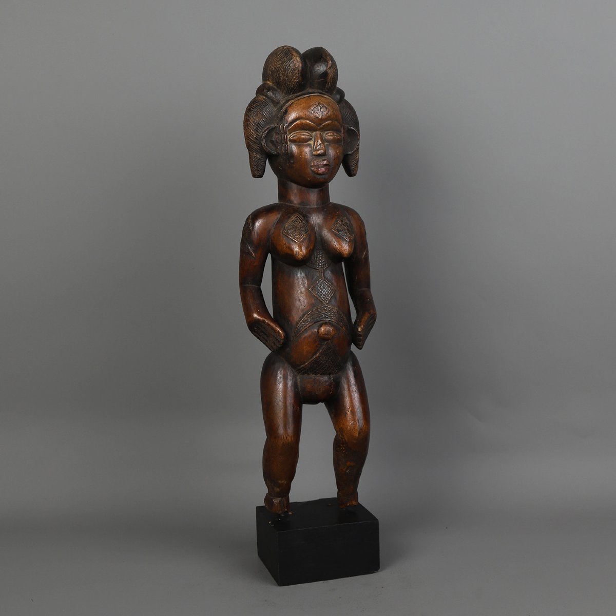Punu Female Statue - Gabon-photo-2
