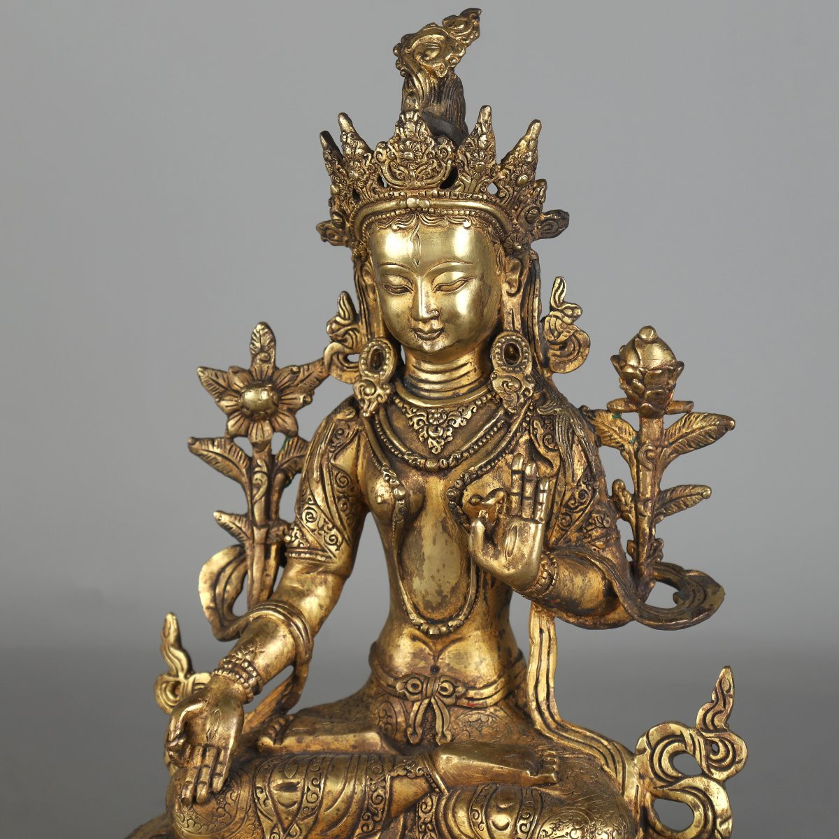 Bronze Statue Of Tara - Nepal, Tibet-photo-1