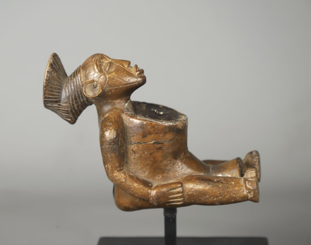 Mangbetu Pipe Bowl - Drc-photo-4