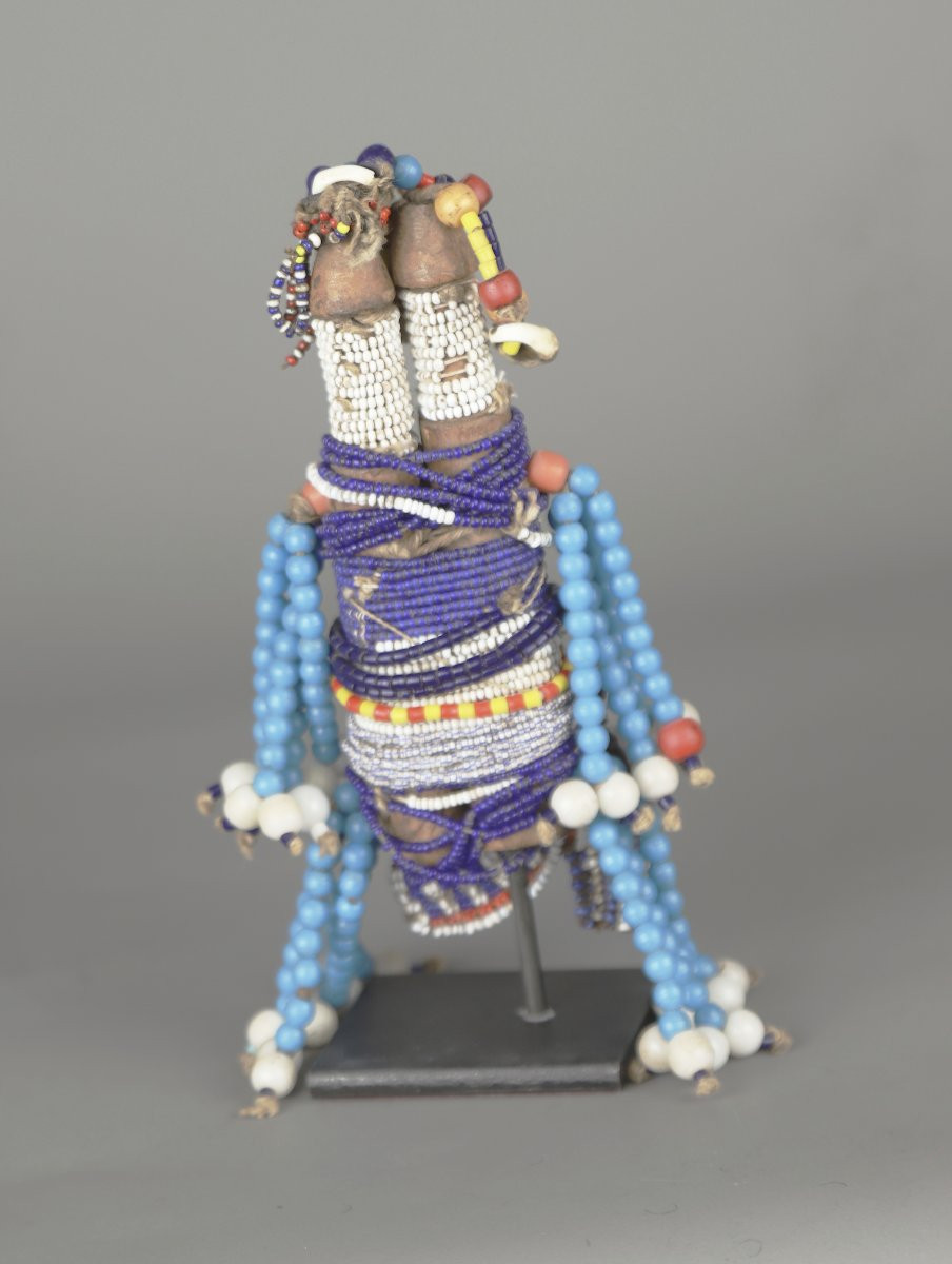 Ham Pilu Beaded Fertility Doll - Cameroon-photo-3