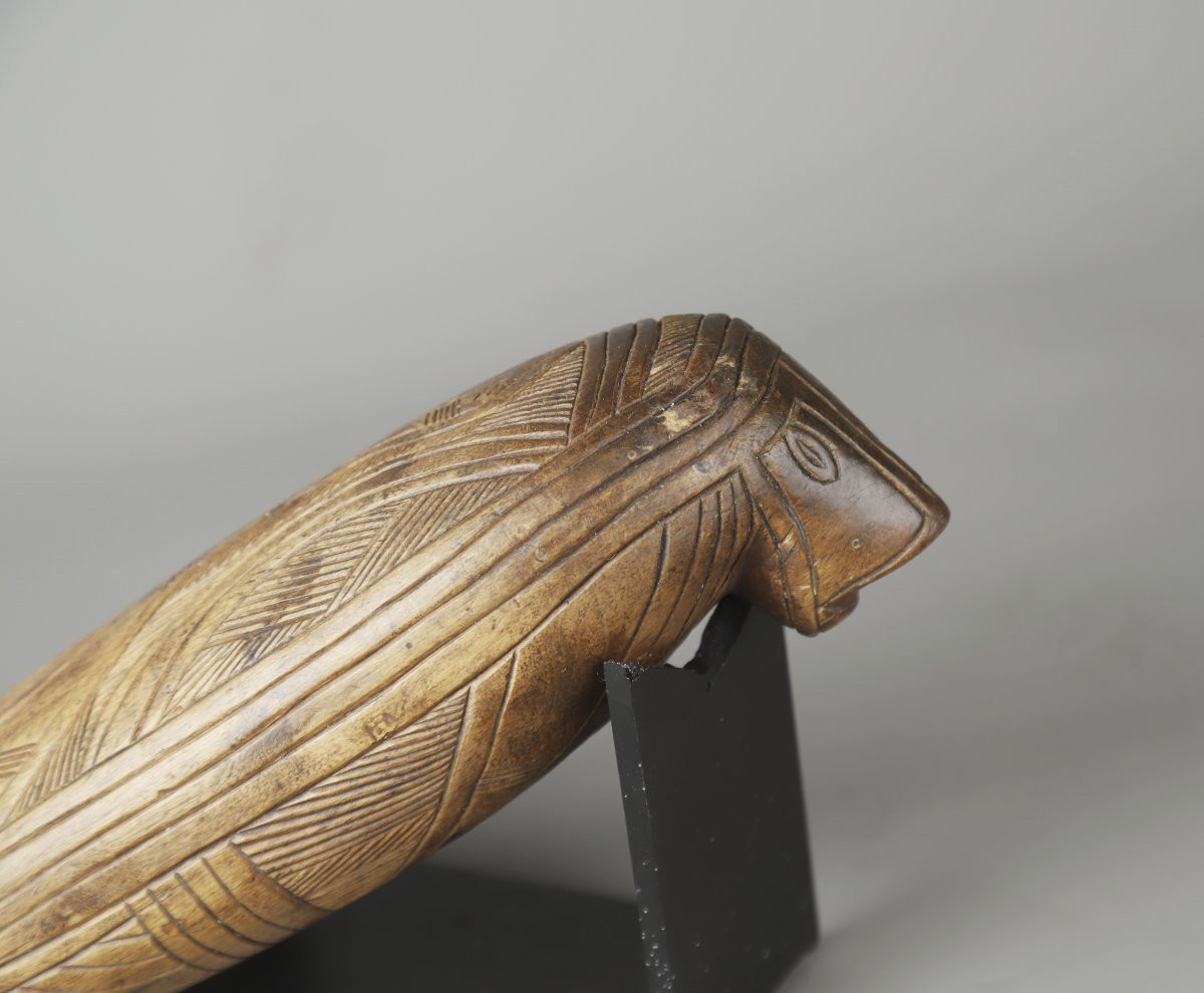 Wooden Dugong Fetish - Torres Strait, Oceania-photo-3
