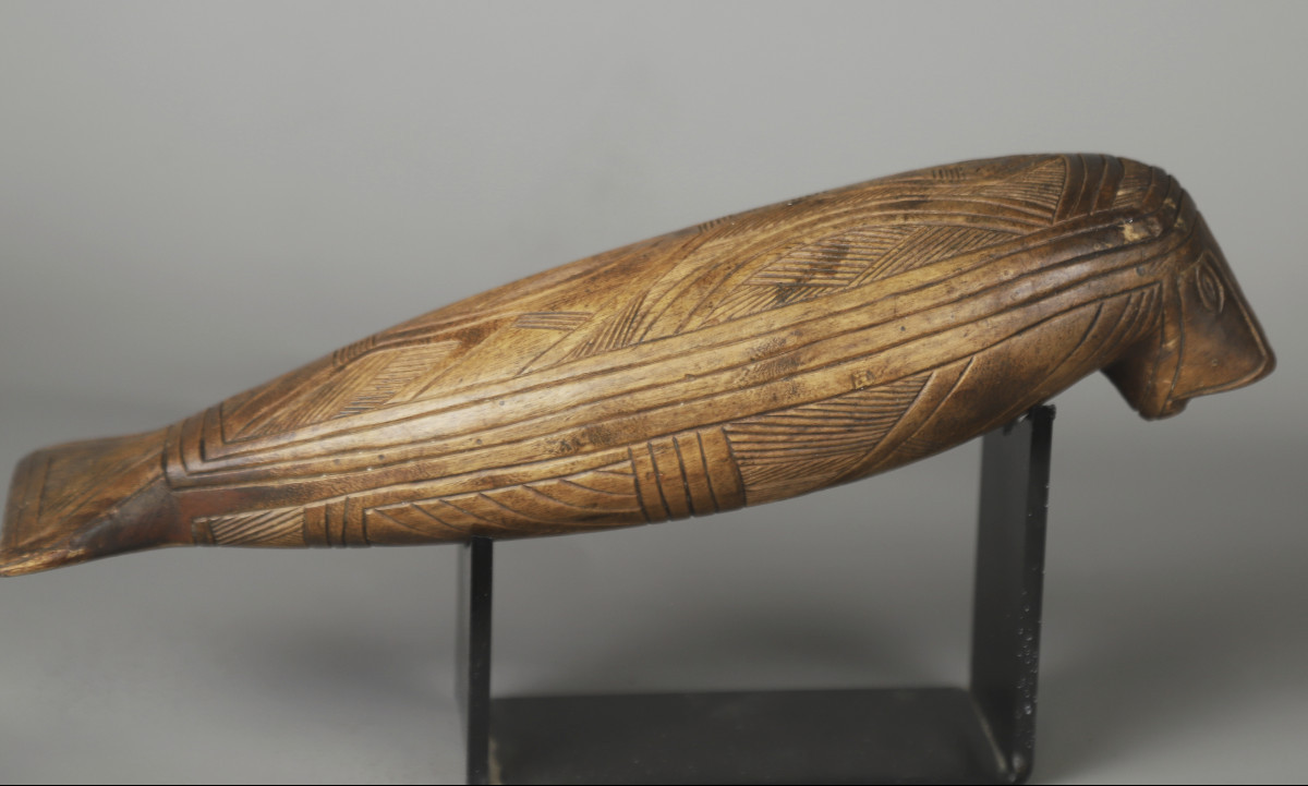 Wooden Dugong Fetish - Torres Strait, Oceania
