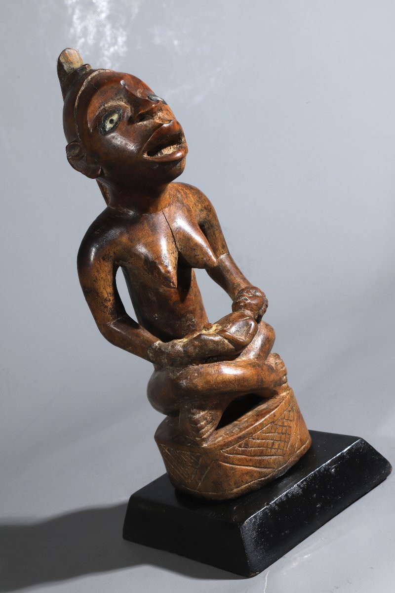 Yombé Maternity Figure - Kongo, Congo-photo-4