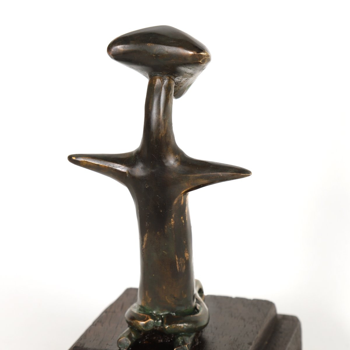 Paire de figures abstraites Kulango – Côte d’Ivoire, Afrique-photo-1