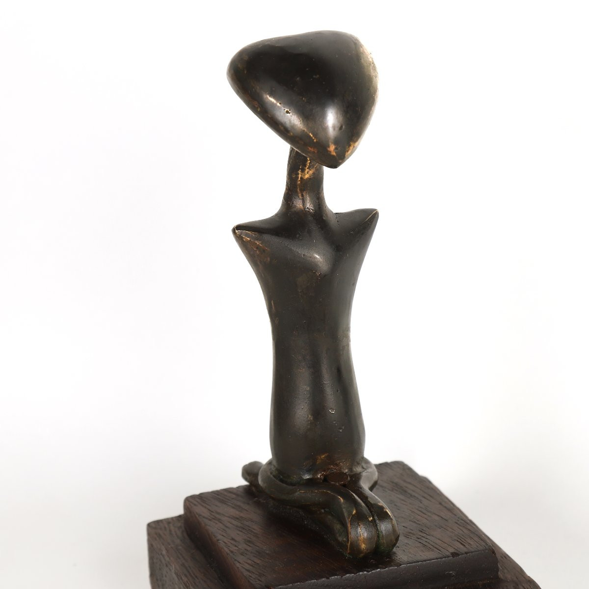 Paire de figures abstraites Kulango – Côte d’Ivoire, Afrique-photo-2