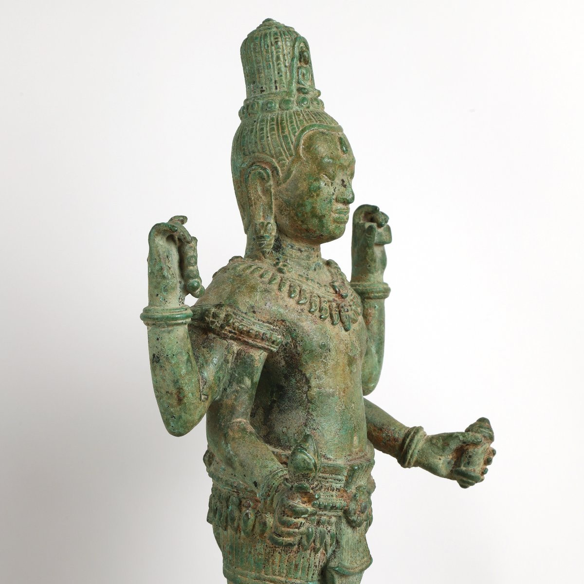 Statue de Vishnu – Khmer, Cambodge-photo-2