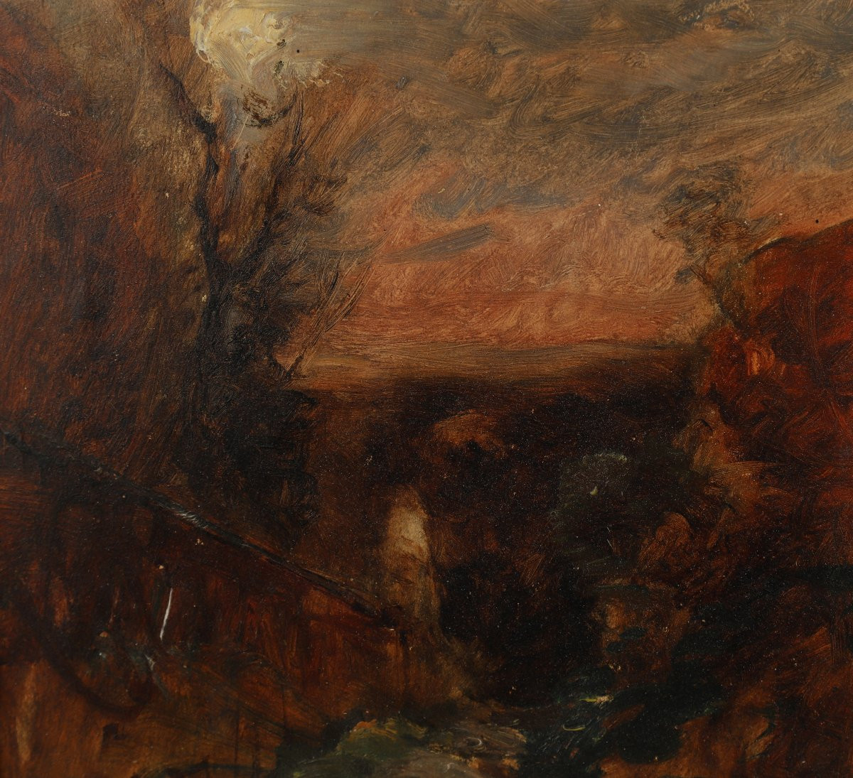 Vue de la campagne aux environs de Morestel – RAVIER François-Auguste-photo-2