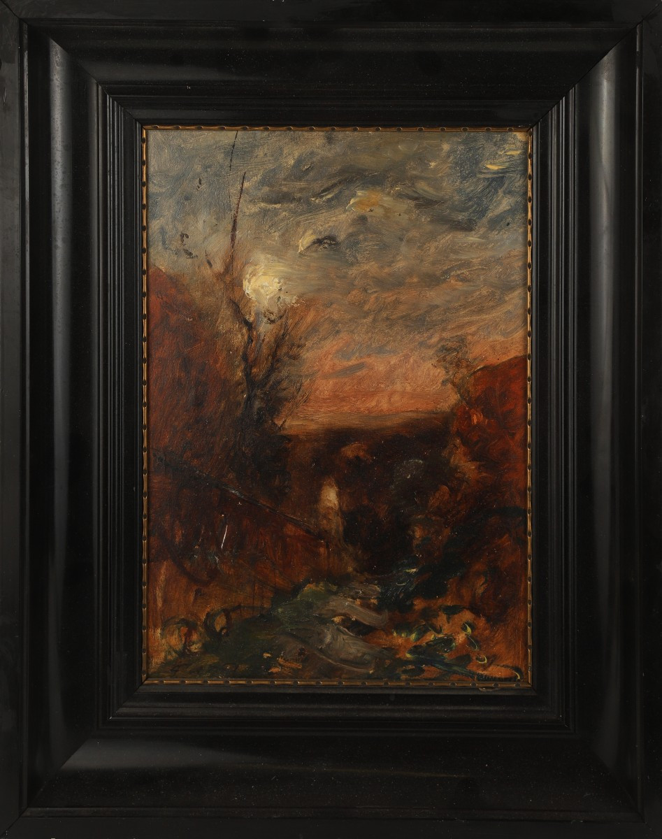 Vue de la campagne aux environs de Morestel – RAVIER François-Auguste