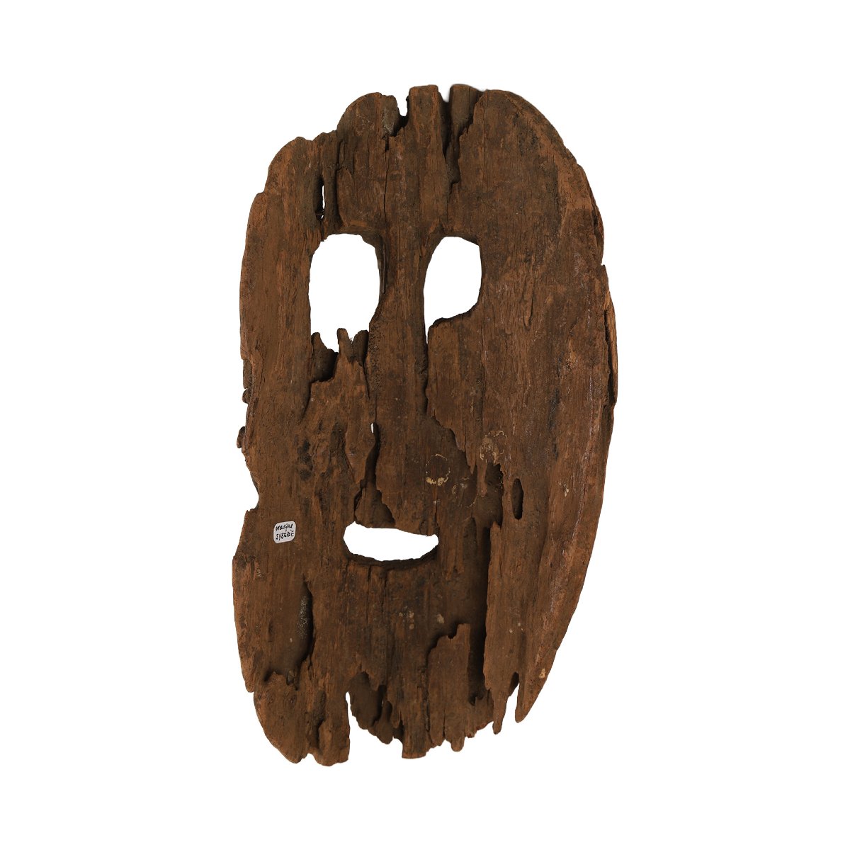 Masque en bois – Sibérie, Asie-photo-4