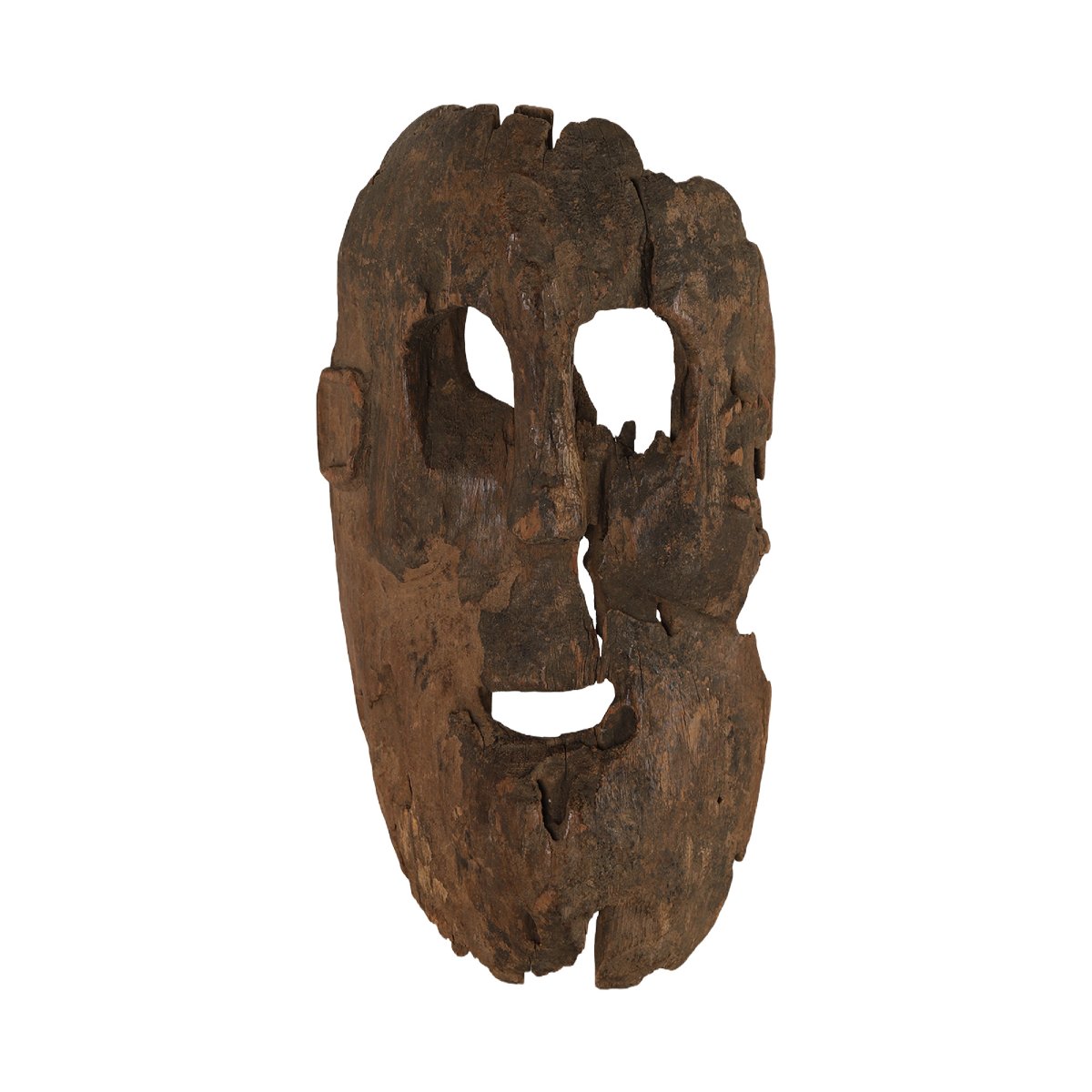 Masque en bois – Sibérie, Asie-photo-3