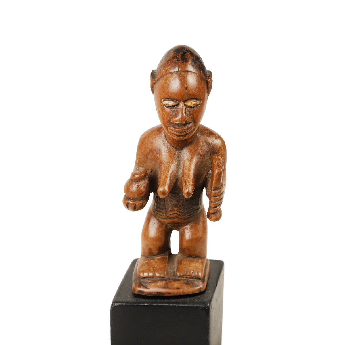 Statuette féminine – Bembé, Congo, Afrique-photo-2