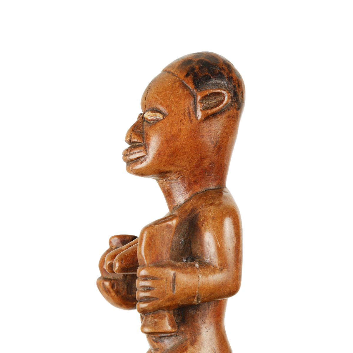 Statuette féminine – Bembé, Congo, Afrique-photo-3