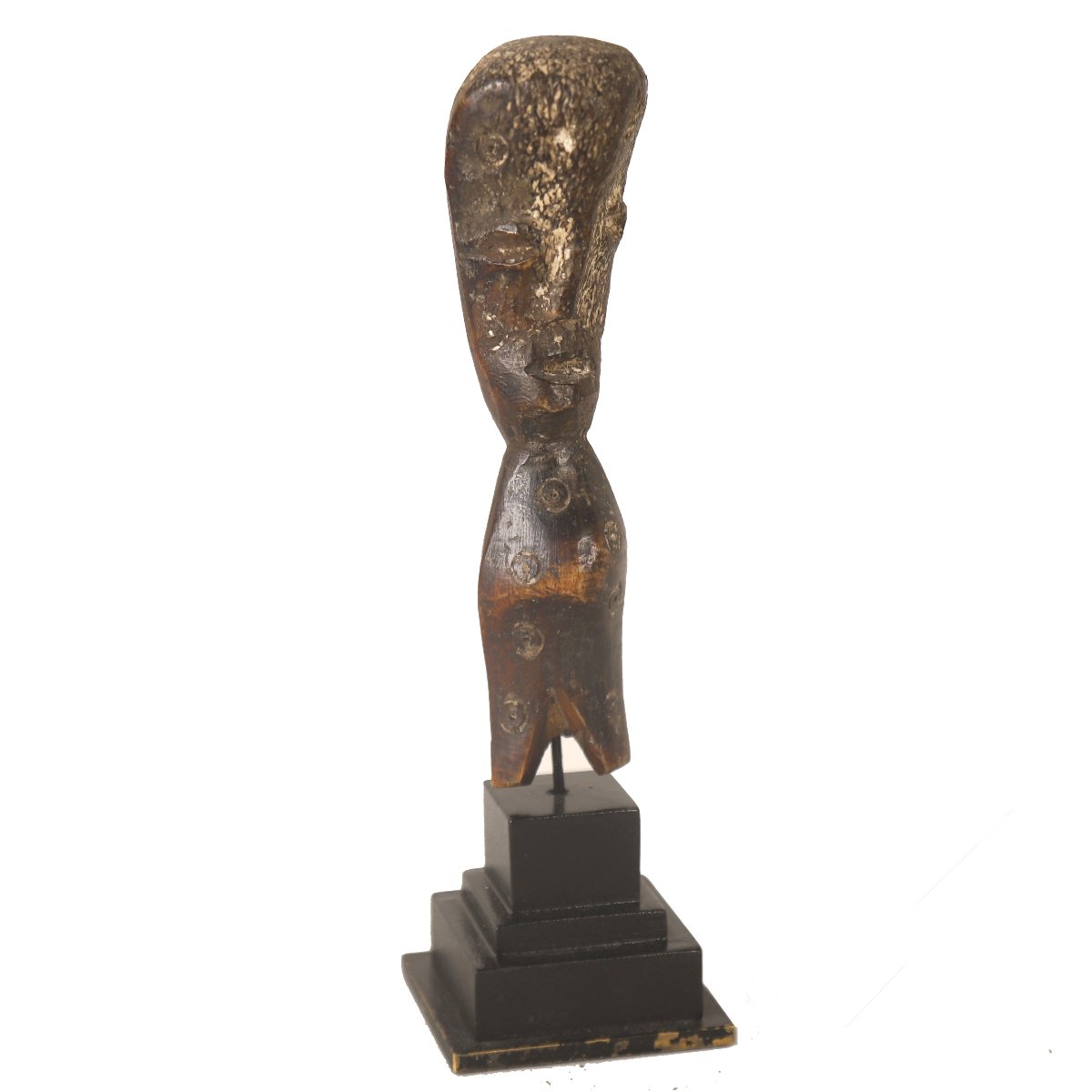 Statuette anthropomorphe d’initiation Iginga (profil) – Lega, R.D.C, Afrique