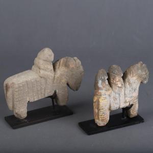 Pair Of Dogon Horsemen – Mali