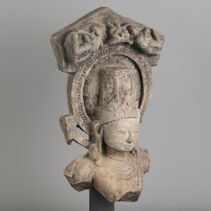 Buste d'une divinité - Inde 