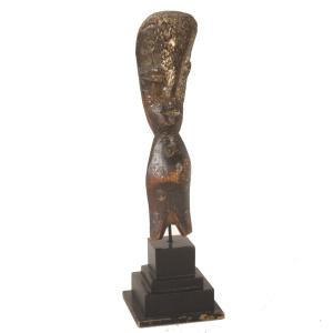 Anthropomorphic Iginga Initiation Statuette (profile) – Lega, D.r.c., Africa