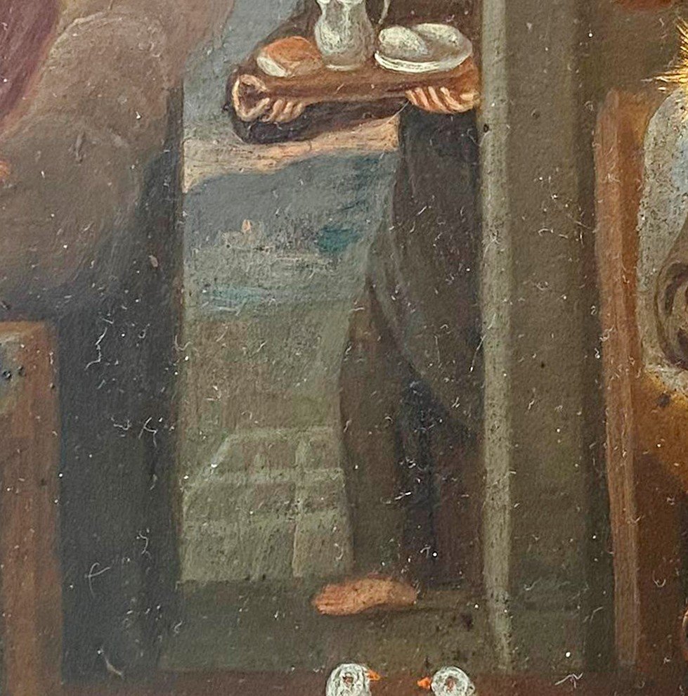 Saint Francis Of Assisi, Oil On Copper, Spanish School, 17th Century-photo-3