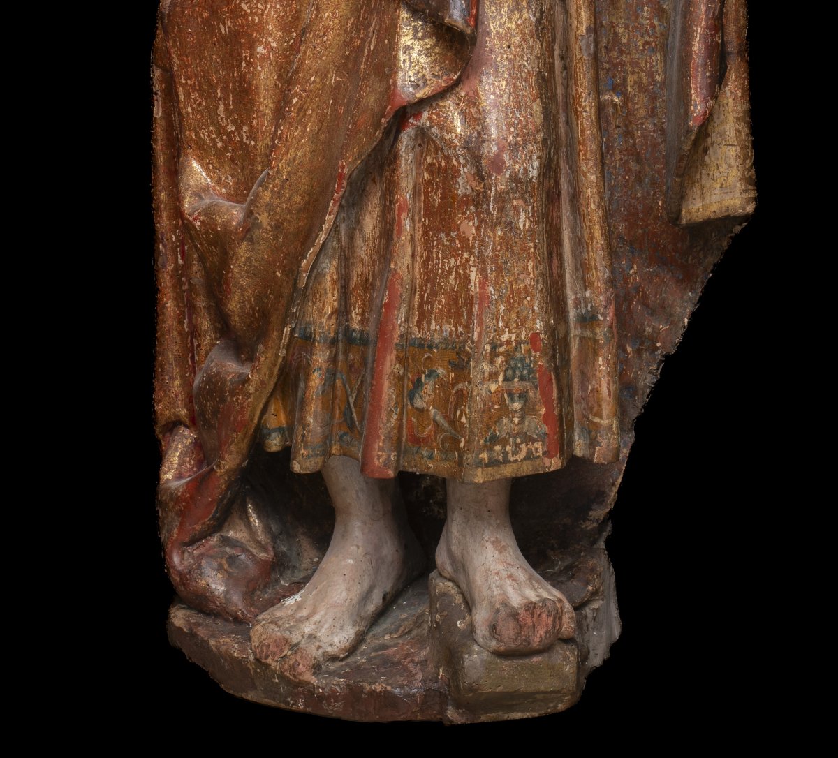  Saint John The Evangelist, A Wood Carving Attributed To Pedro De La Cuadra, 17th Century.-photo-3