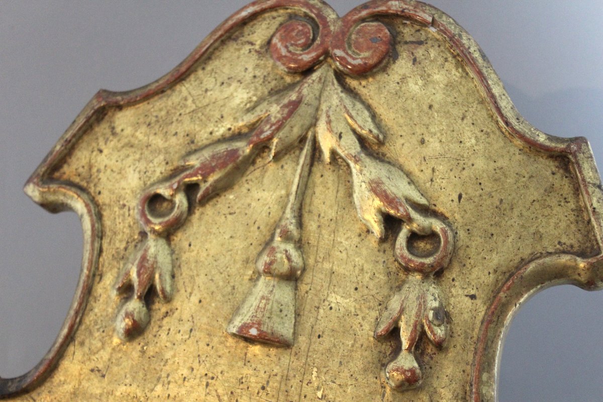 Lutrin en bois sculpté et doré, école espagnole, XVIIIe siècle, époque de Charles IV-photo-1