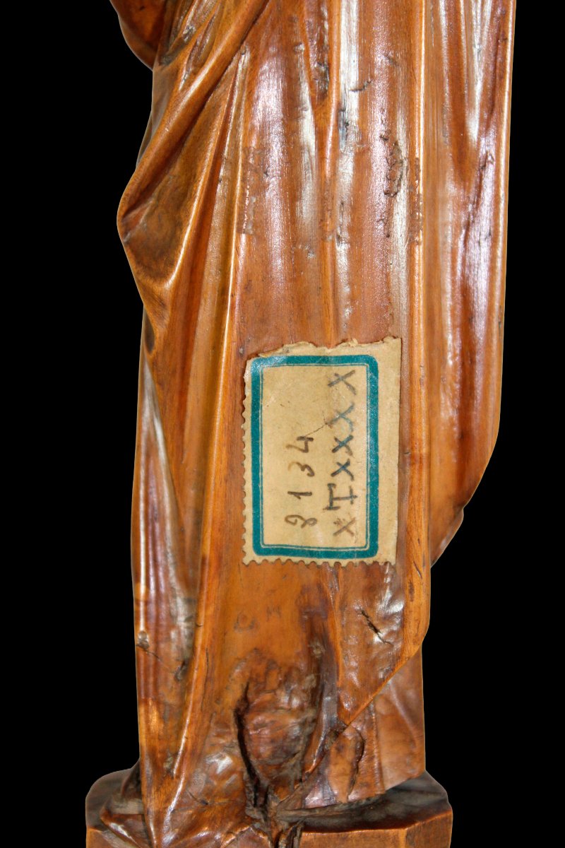 Sainte Jean, sculpture en bois de buis, école espagnole, XVIIe siècle-photo-3