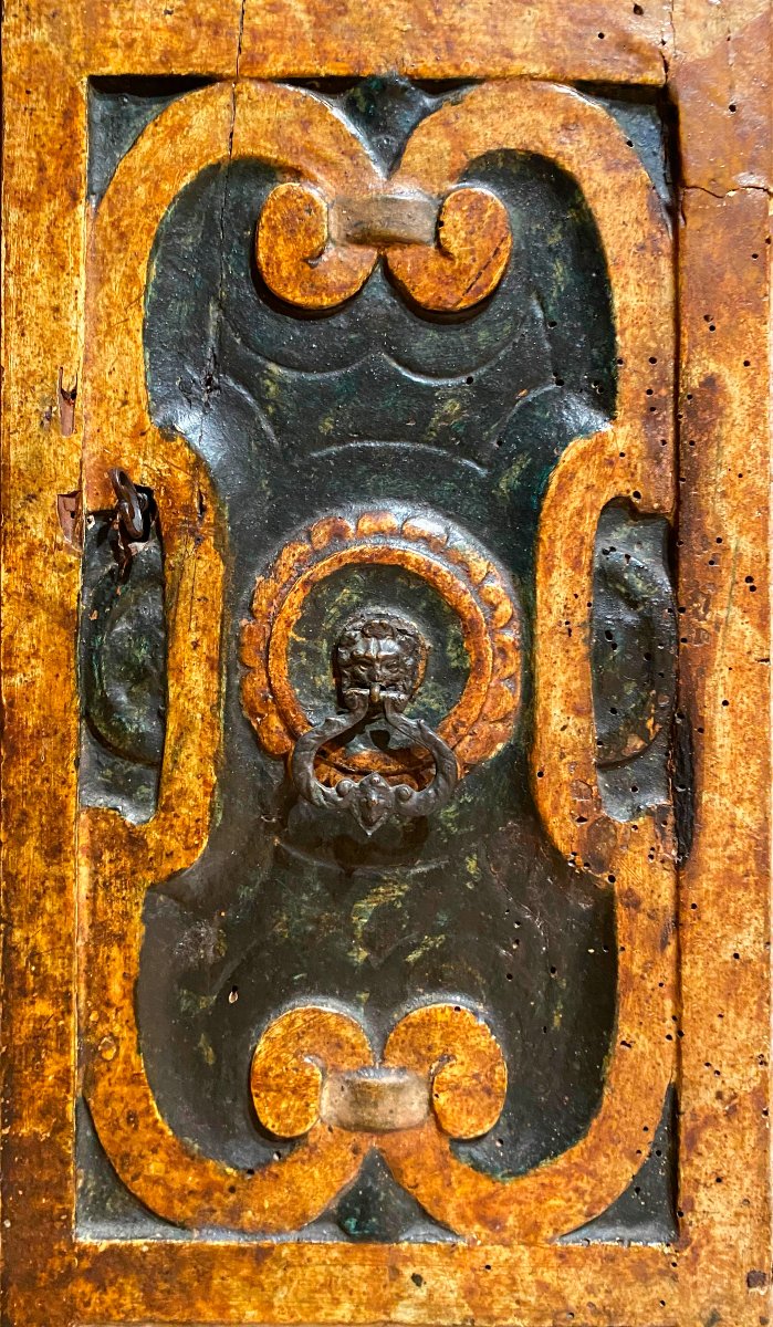 Petite armoire – meuble espagnol. XVIIe siècle-photo-3