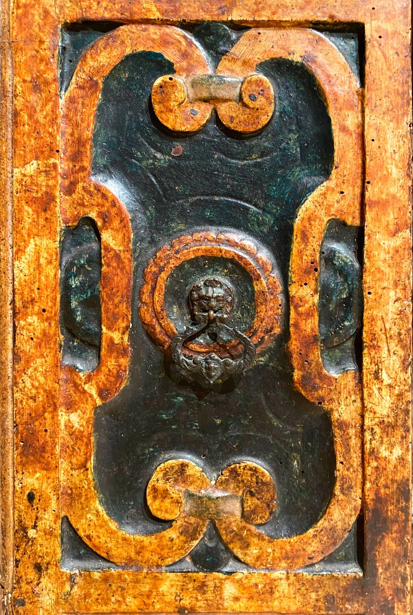 Petite armoire – meuble espagnol. XVIIe siècle-photo-4