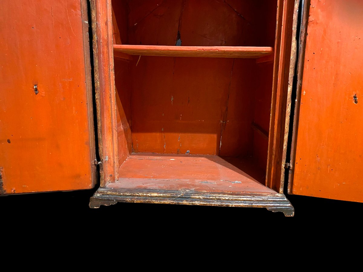 Petite armoire – meuble espagnol. XVIIe siècle-photo-4
