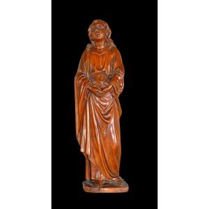 Sainte Jean, sculpture en bois de buis, école espagnole, XVIIe siècle