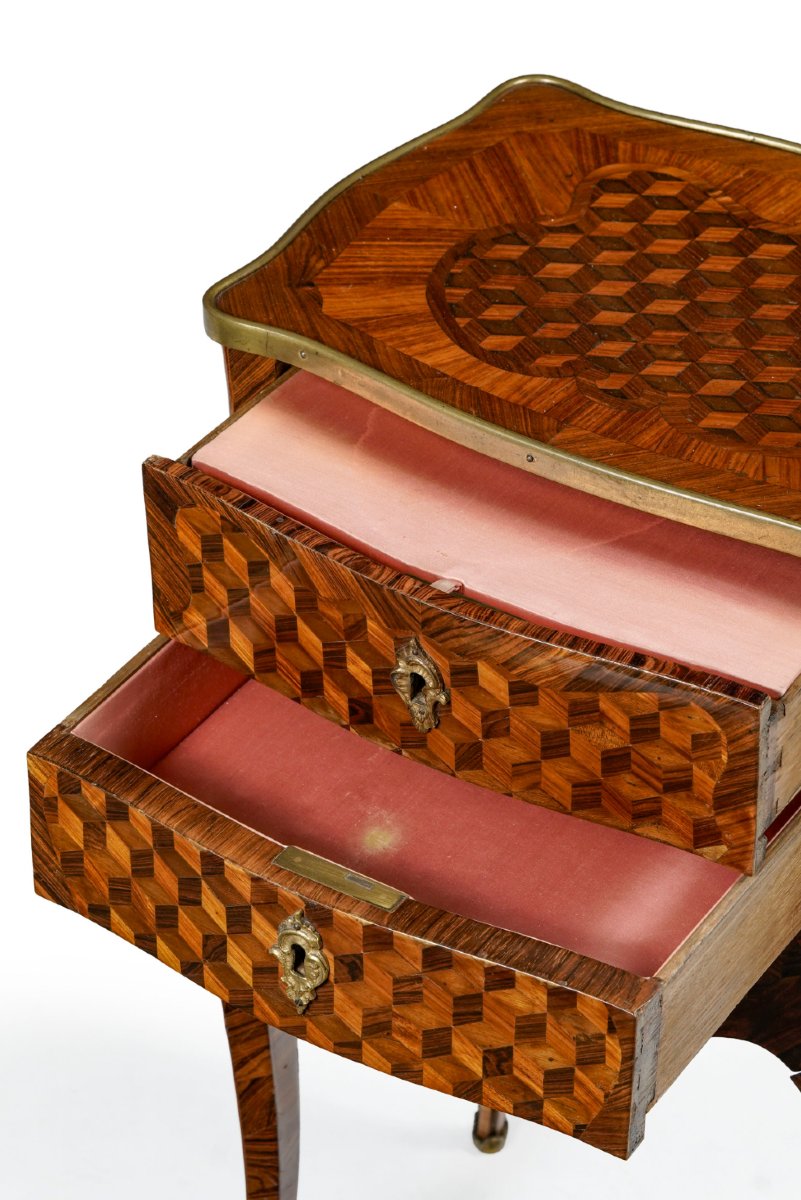 Louis XV Period Side Table-photo-2