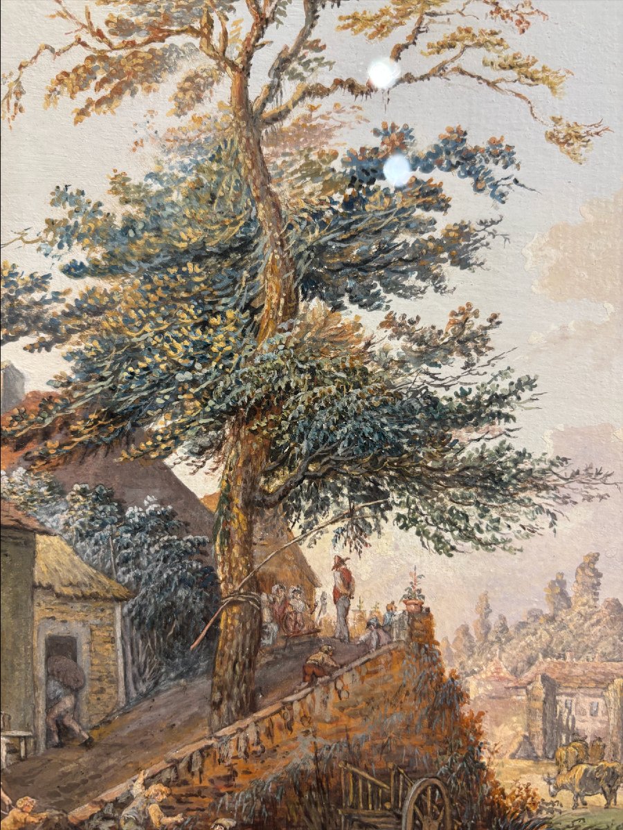 Henri Joseph Van Blarenberghe (1741–1826), Follower Of, The Cooper / The Wheelwright, 1799-photo-1