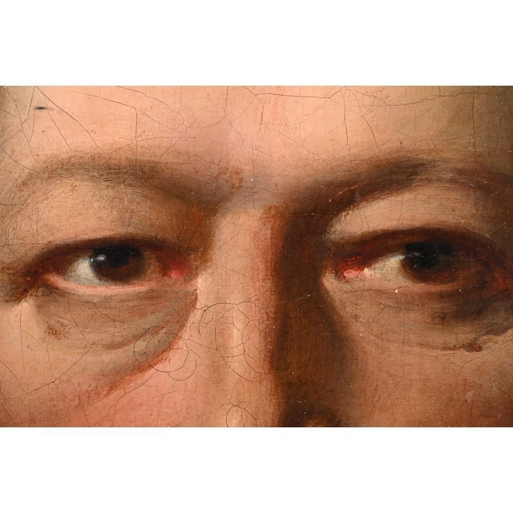 'portrait Of The Swiss Consul' H.160 W.130 Cm Ep. 19th-photo-3