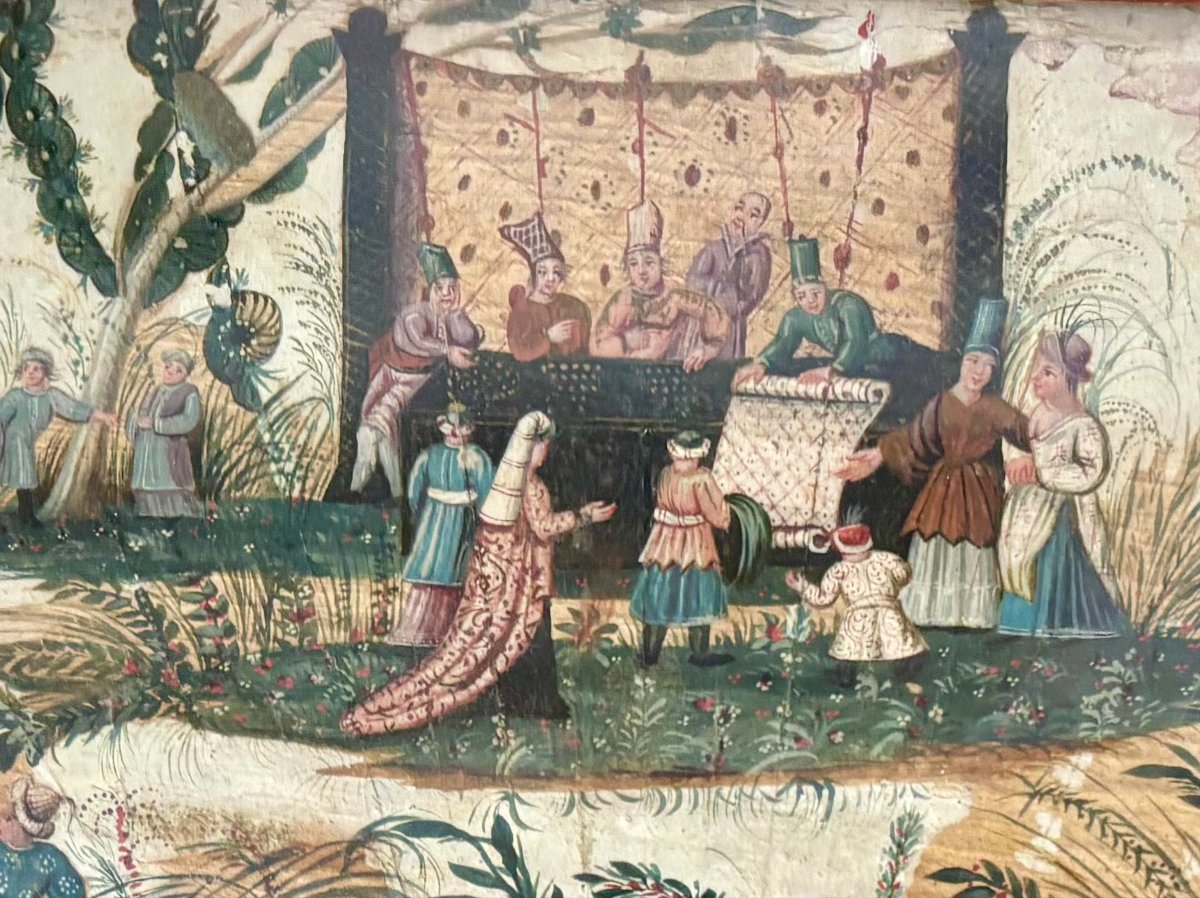 Projet d'éventail d'époque Louis XV-photo-1