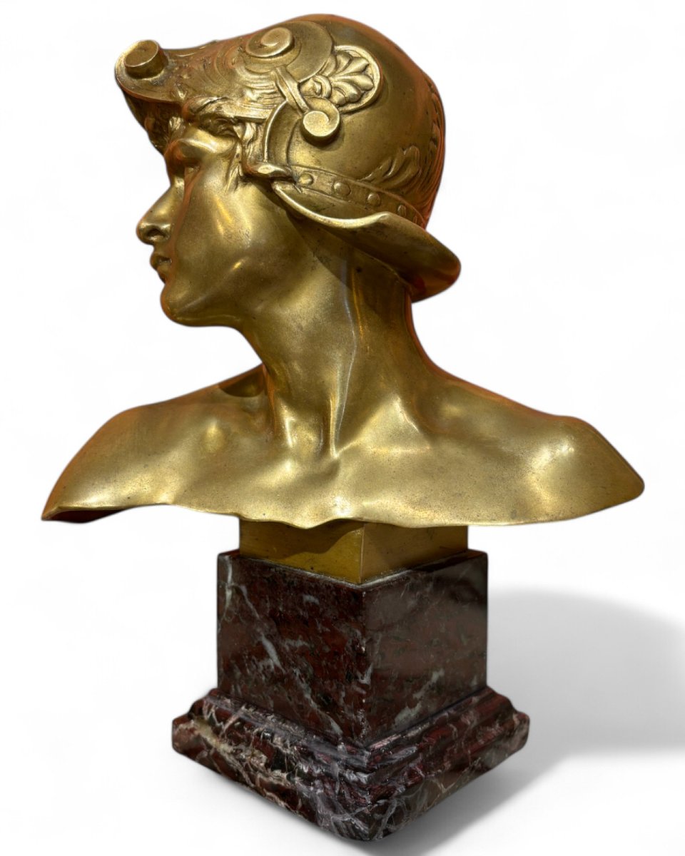 Mercury Head 1895 - 1900 Emmanuel Hannaux -photo-2