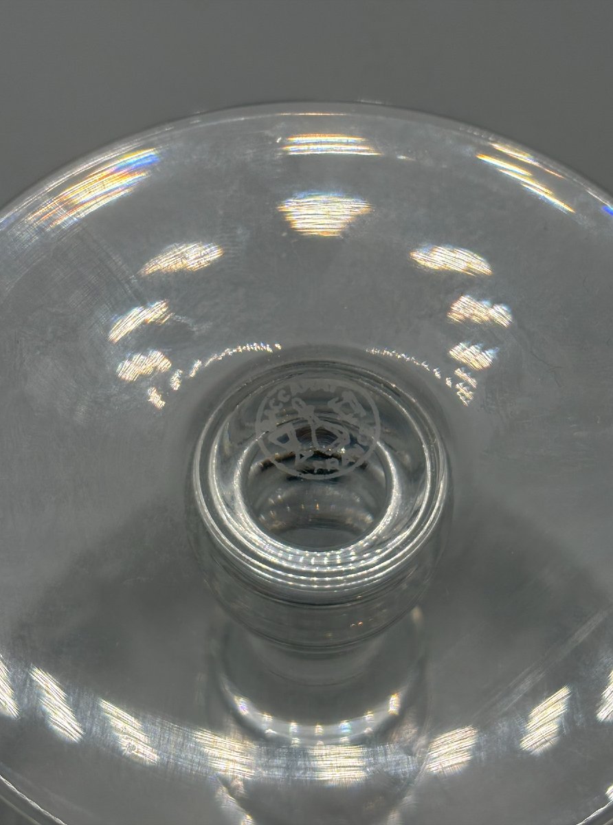 BACCARAT - 6 Coupes à champagne en cristal, modèle Armagnac-photo-2