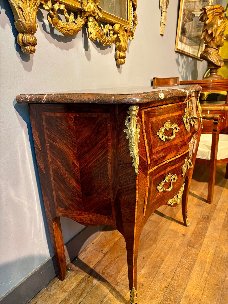 Louis XV Period Commode, Stamped Jean Chrysostome Stumpff-photo-2