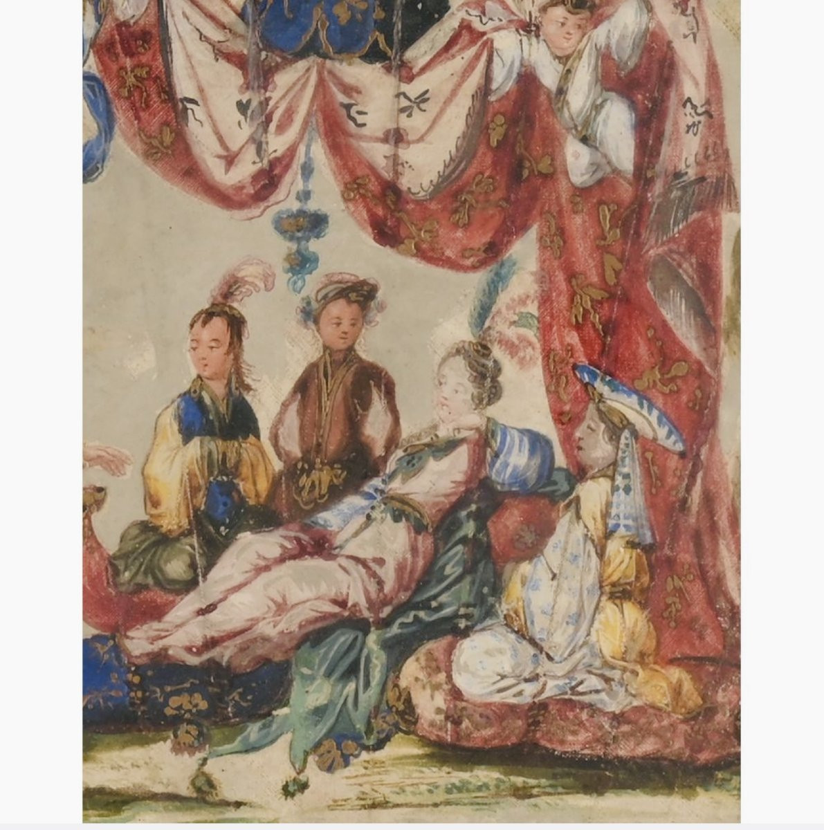 Louis XV Period Fan Design-photo-2