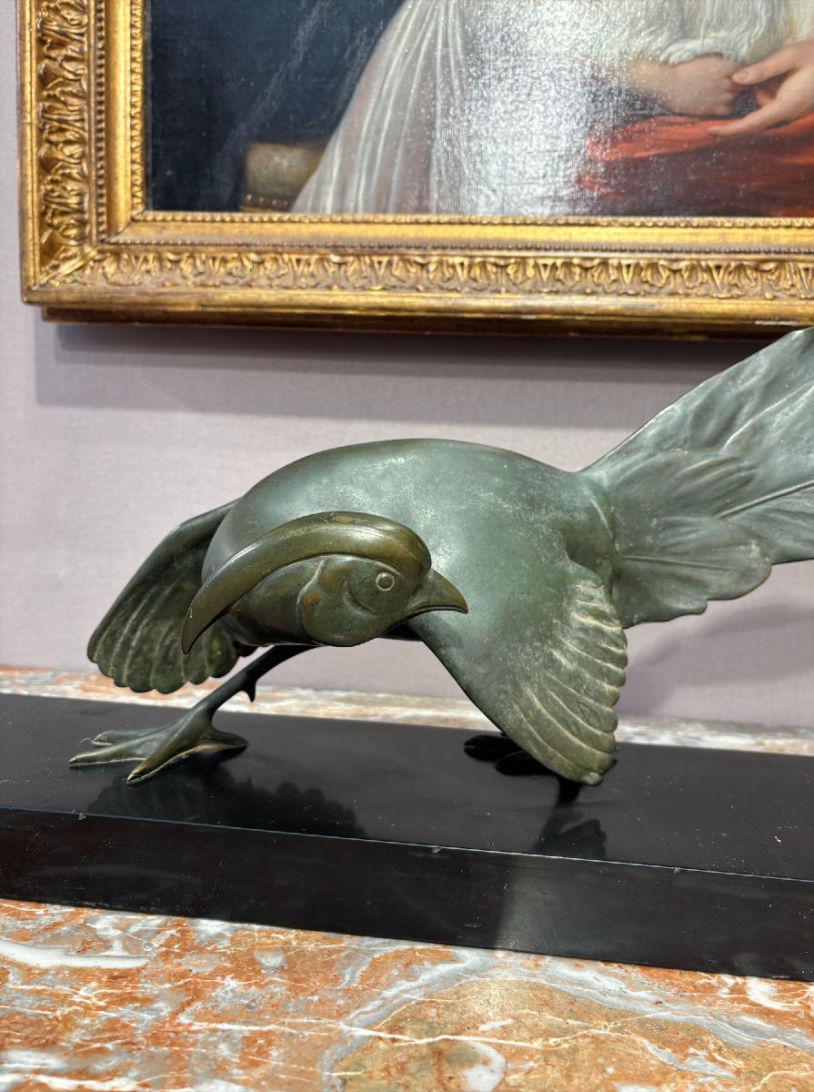 CH Laurent Faisan en bronze Ep. Art Déco-photo-2