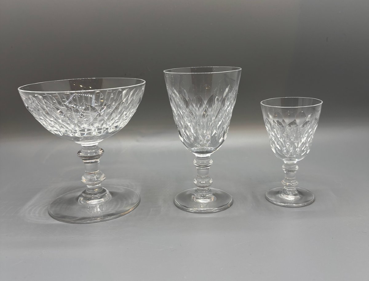 BACCARAT -10 verres à vin, modèle Armagnac-photo-2