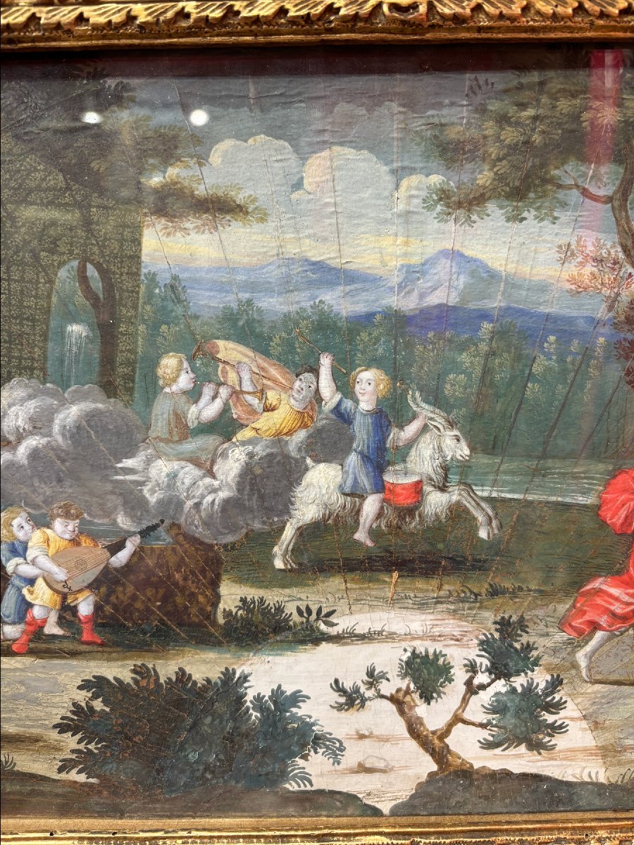 Early 18th Century French School Allegory Of Music And Pastoral Pleasures-photo-4