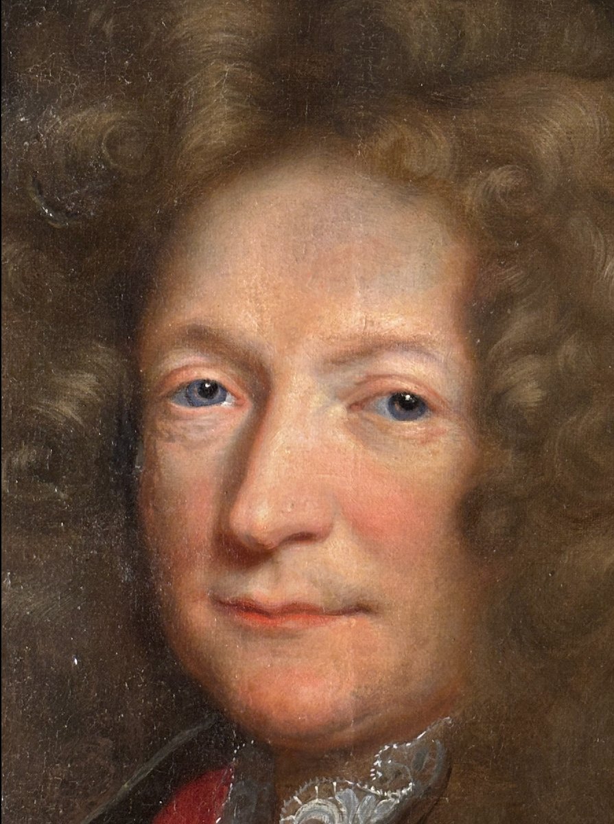 Attributed To Pierre Mignard Portrait Of Jacques Rioult d'Ouilly 1676-photo-4