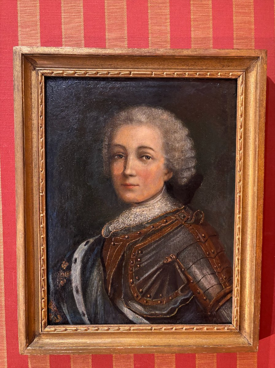 Portrait Of A Young Nobleman In Armor, 18th Century