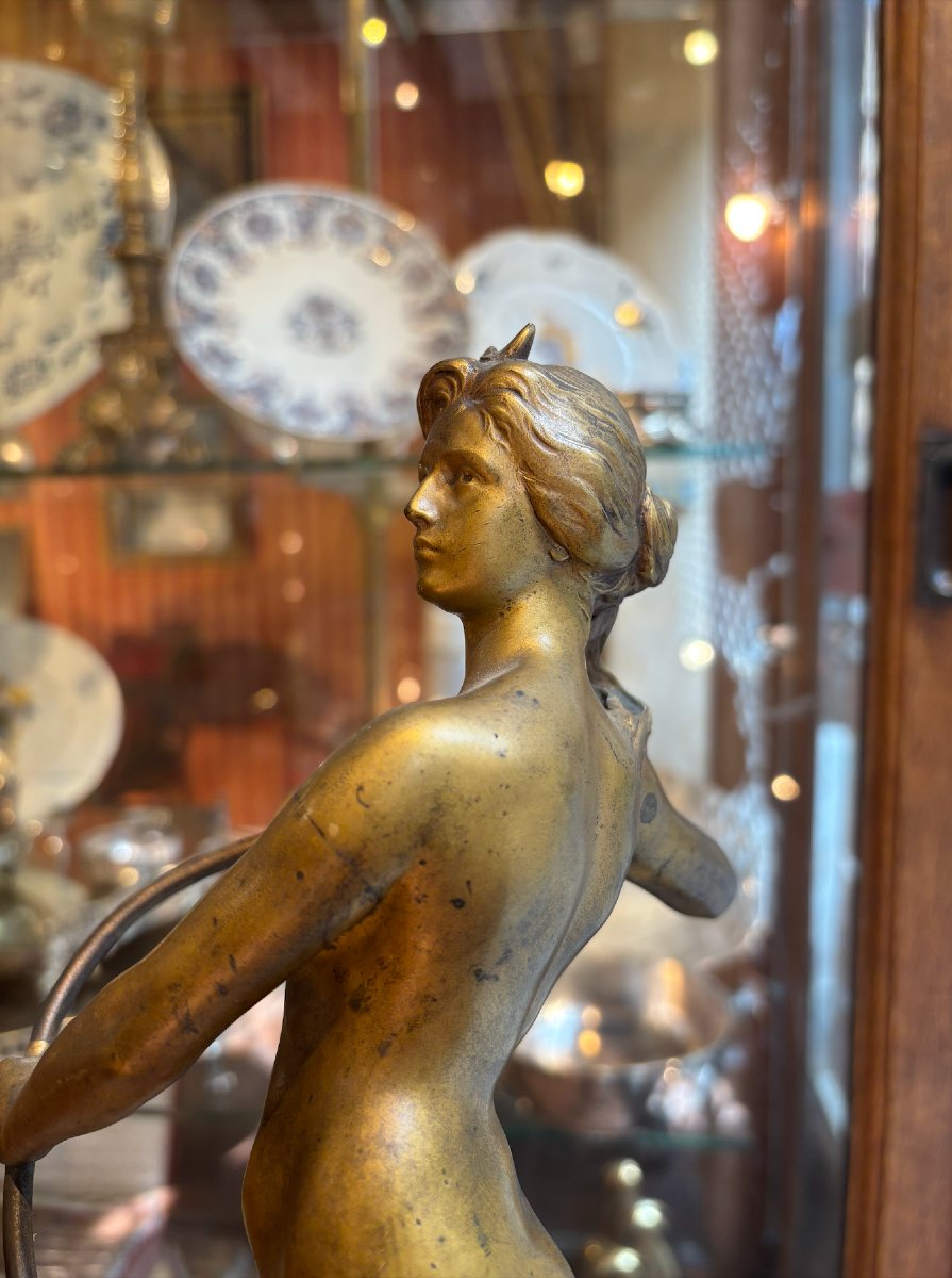 Diane The Huntress, Gilded Bronze, Late 19th–early 20th Century-photo-1