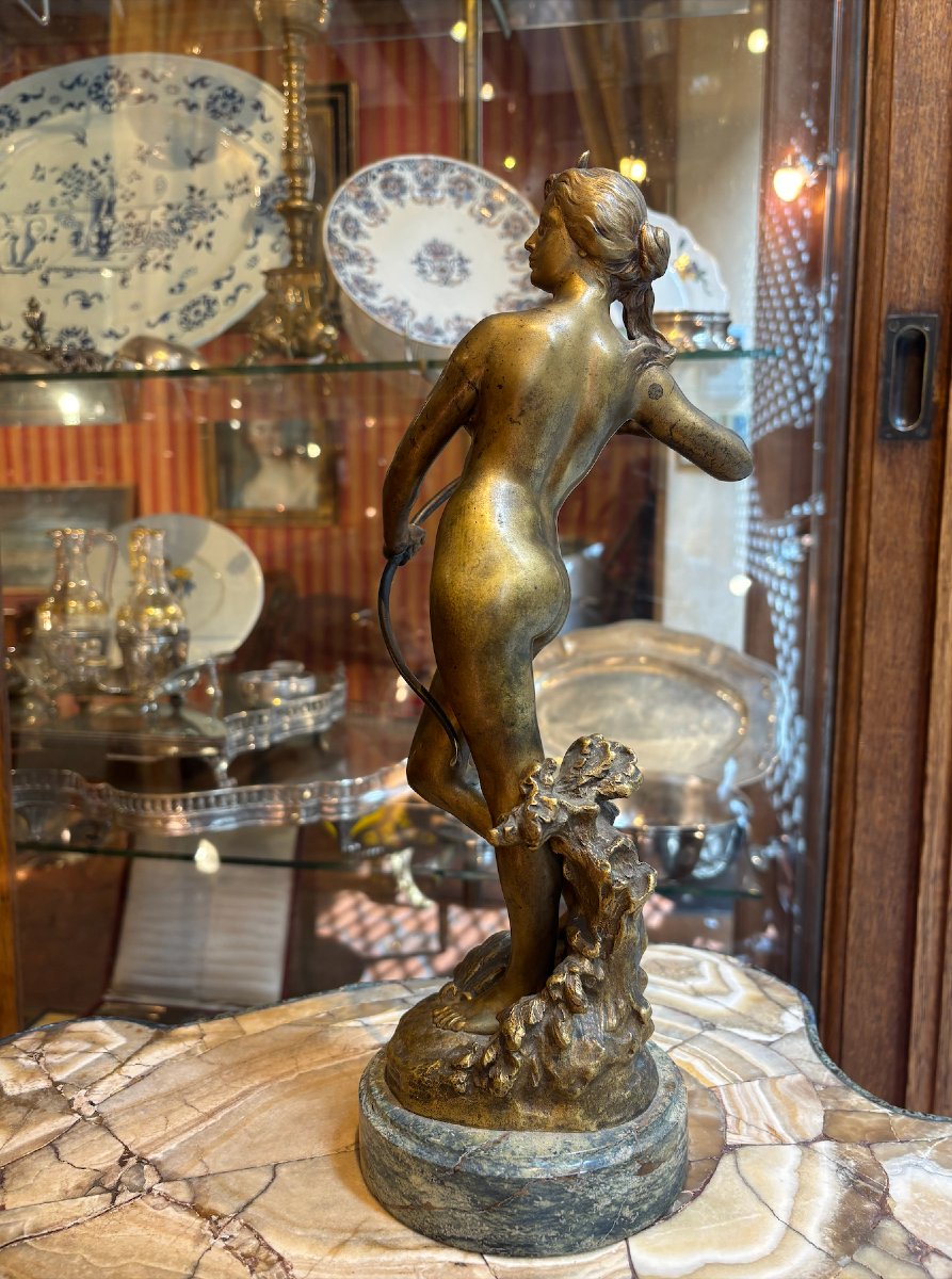 Diane The Huntress, Gilded Bronze, Late 19th–early 20th Century-photo-2