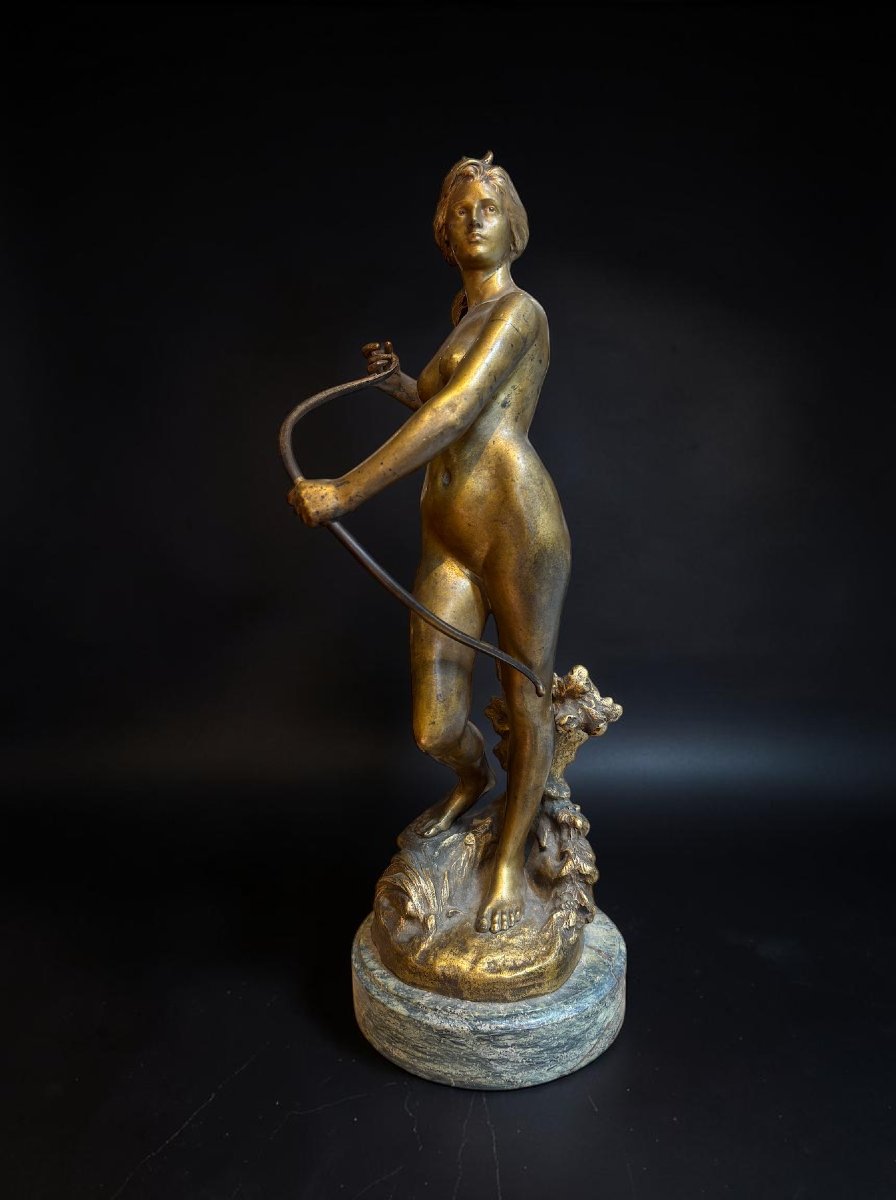 Diane The Huntress, Gilded Bronze, Late 19th–early 20th Century