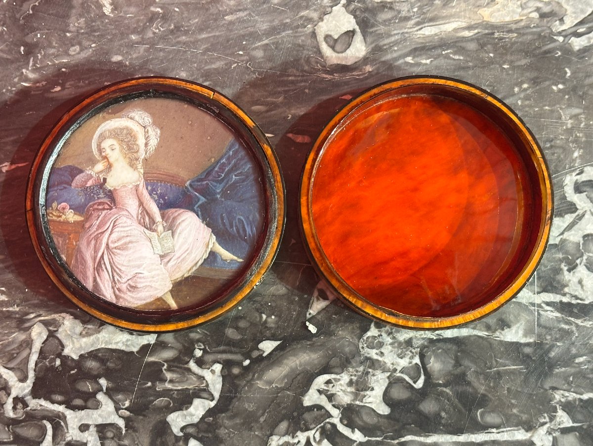 Boite en loupe, Fin de l'époque Louis XVI-photo-2