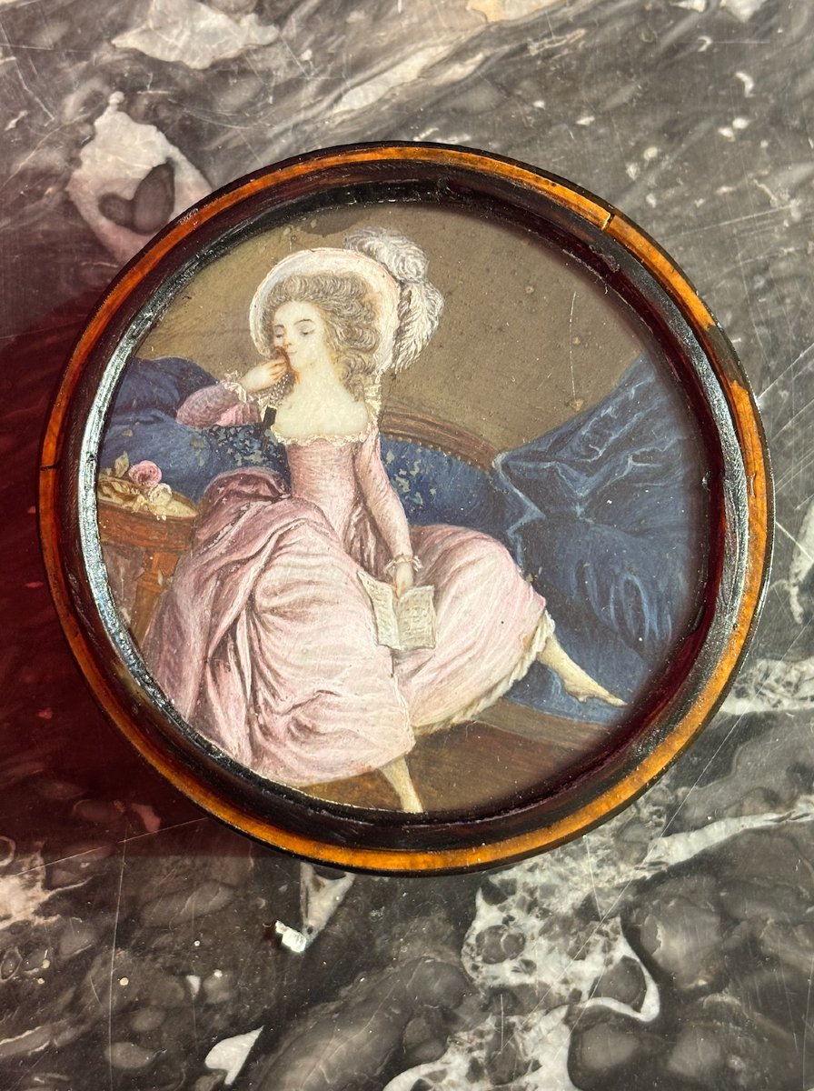 Boite en loupe, Fin de l'époque Louis XVI-photo-4