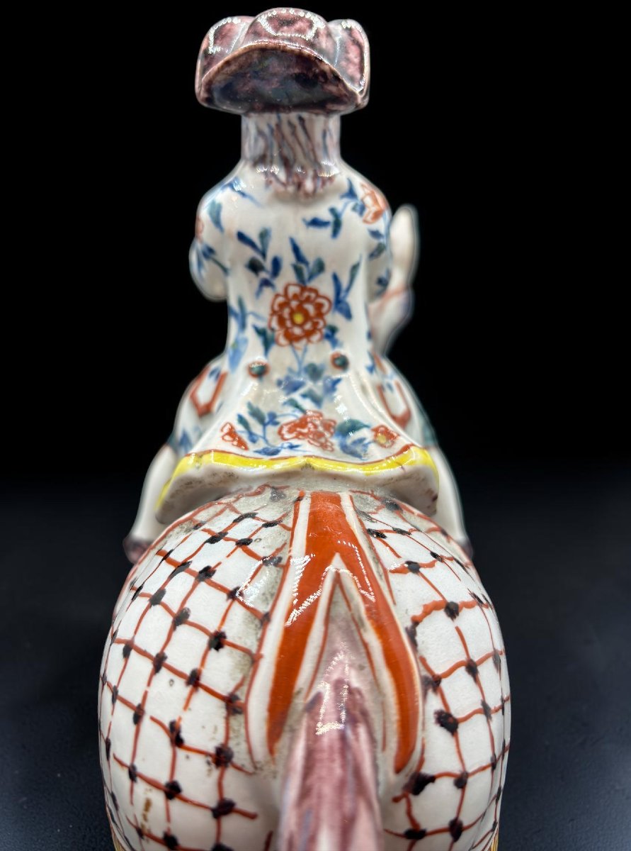 Delft, fin du XVIIIe siècle « Les Cavaliers » Pieter Adriaenz Kocks-photo-1