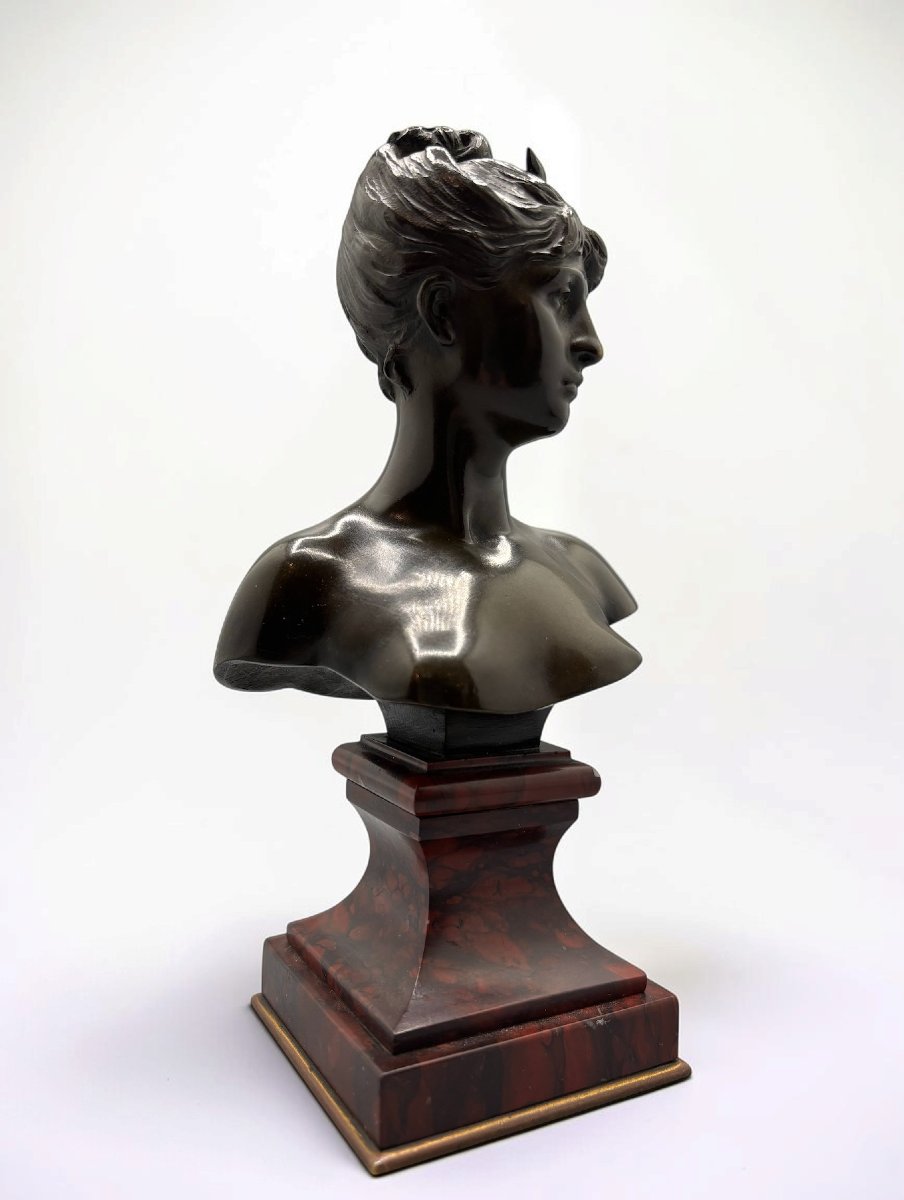 Diane en buste - bronze-photo-3