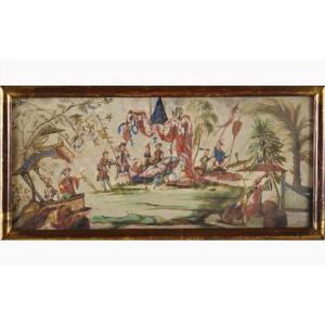 Louis XV Period Fan Design