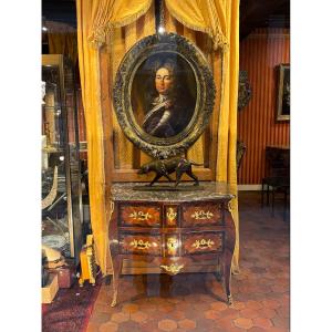 Louis XV Period Chest Of Drawers, Stamped H.wirtz